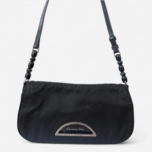 Dior Black Nylon Shoulder Bag